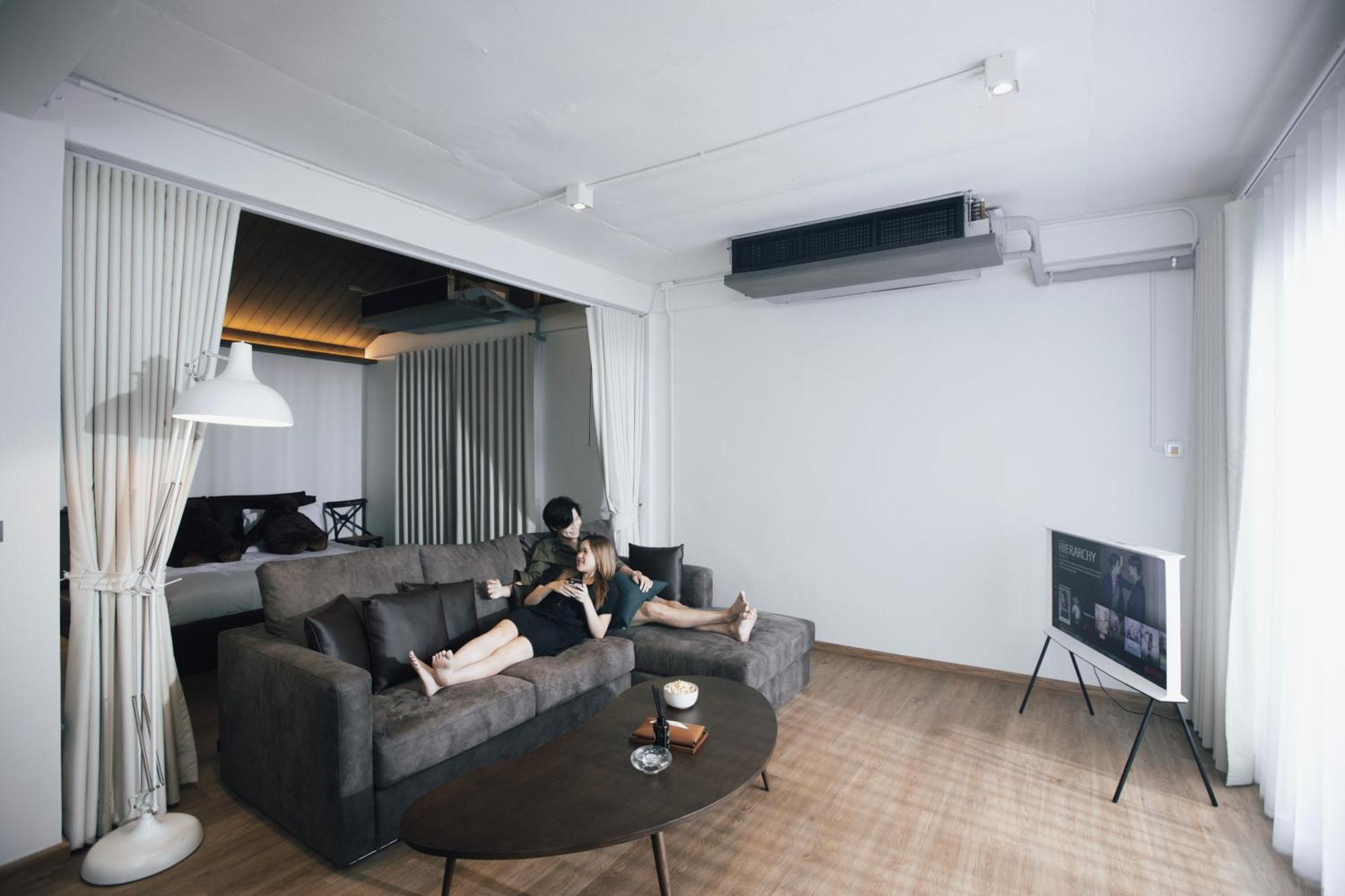 The Lair Bangkok - 3Mins Walk To Icon Siam Apartment Екстериор снимка